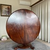 Round table, mahogany pedestal table