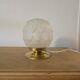 Vintage Art Deco table lamp with its artichoke globe.