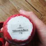 Set of 4 red tulip bowls from Villeroy & Boch