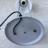 Glass and metal table lamp - Italian design 1990