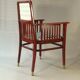 Kohn Vienna Secession Armchair No. 420, Thonet manufacture, 1925