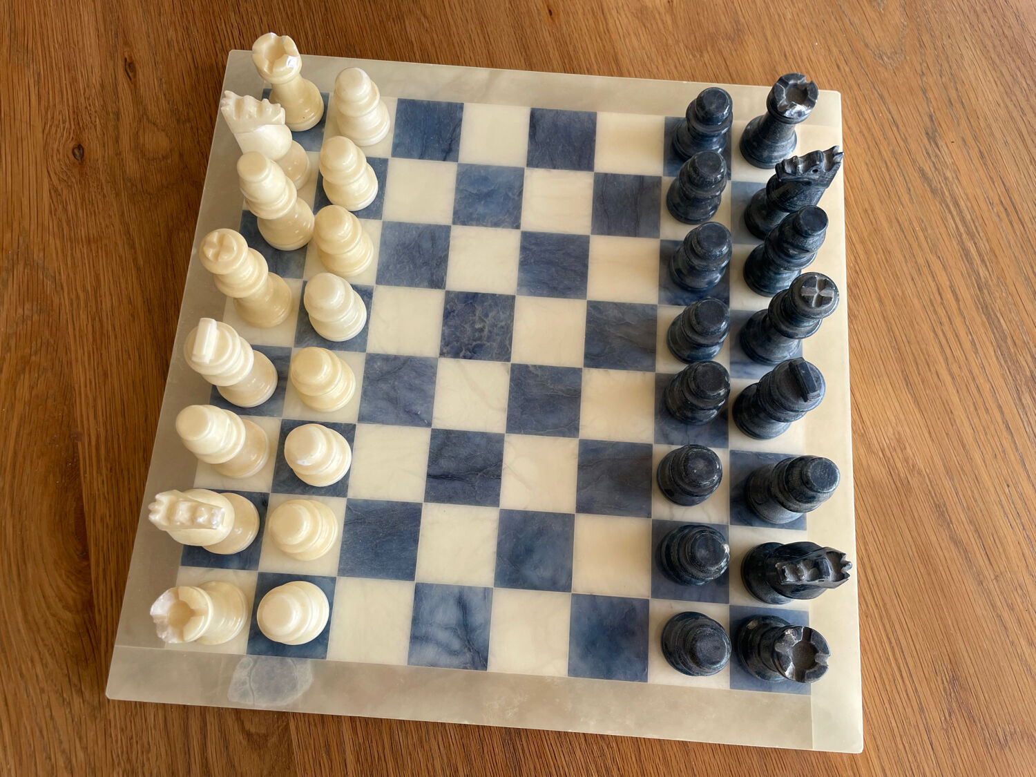 Alabaster chess