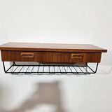 Console table, TEAK shelf, 1960s.