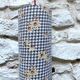 Complete vintage fabric lamp