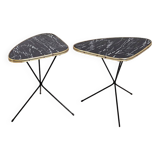 Pair of Atomic Expo Tripod Tables from Erdal, 1950s