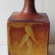 Vase soliflore terre émaillée scandinave vintage