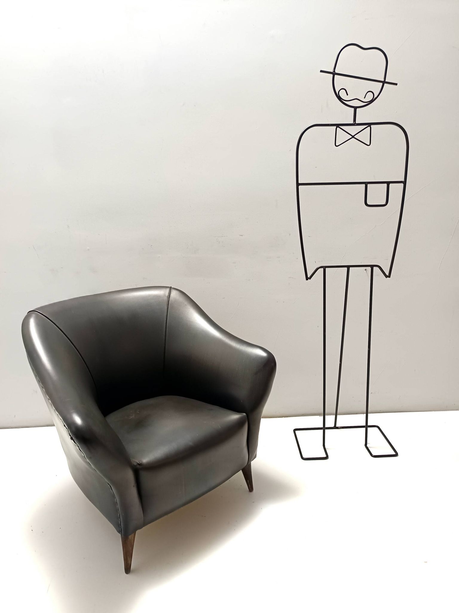 Dark Grey Armchair