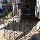 Wrought iron screen 3 leaves