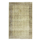 One-of-a-kind turkish handwoven vintage rug - rustic vintage charm 243x 159 cm