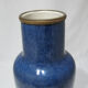 Large powdery blue porcelain vase