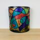 1970s psychedelic coloured fibreglass wall light