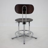 Chaise pivotante réglable des années 1970, Tchécoslovaquie