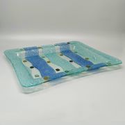 1970s Astonishing Tray By Albatros in Murano Glass. Made in Italy