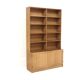 Scandinavian oak library