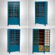 Parisian wardrobe glazed blue Peacock 1940