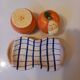 Orange fruit salt and pepper shaker