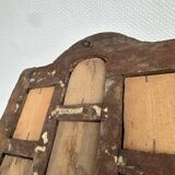 Antique patinated decorative mirror