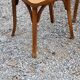 Set of 6 Baumann bistro chairs from the 50s stamp with iron