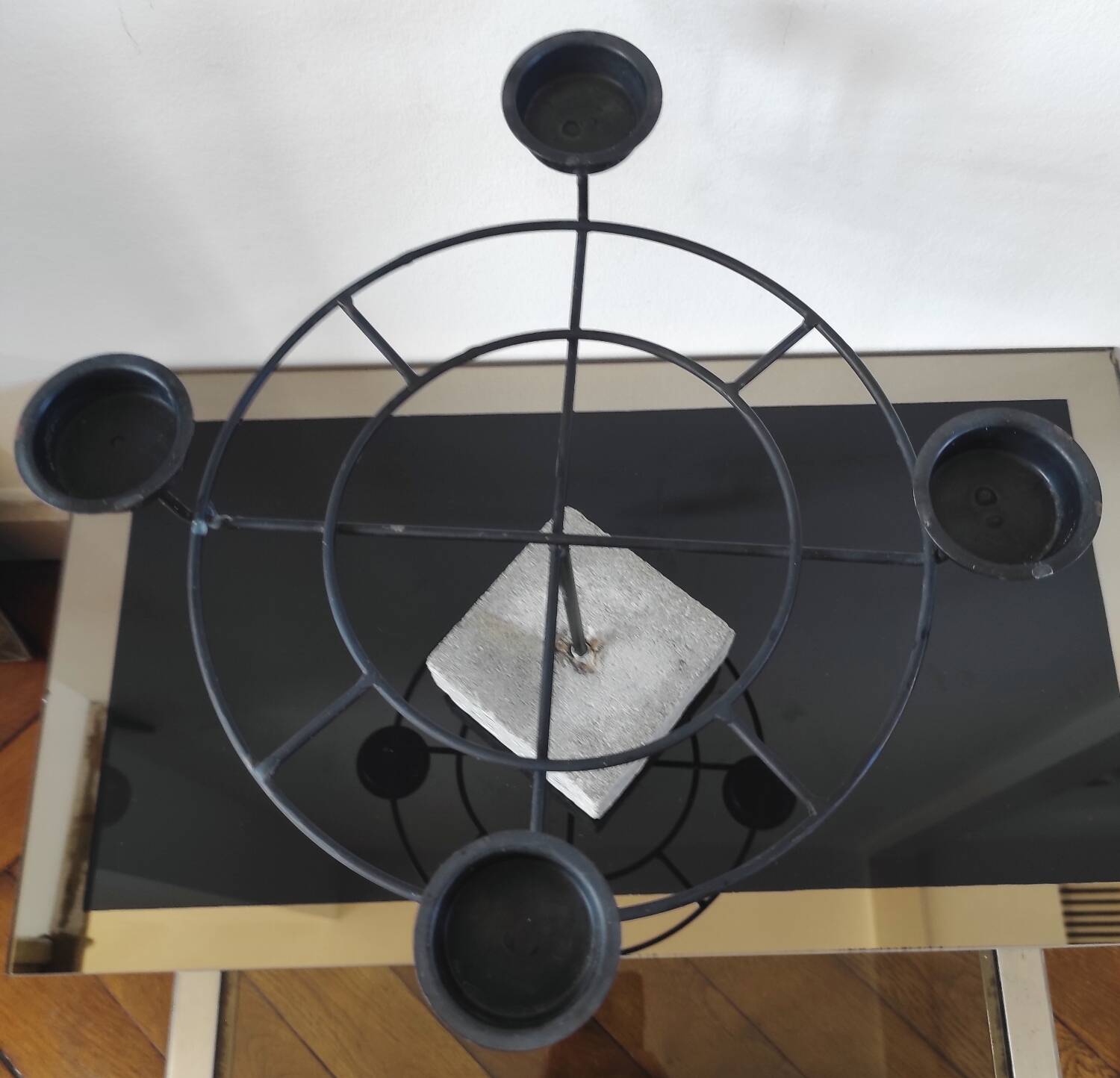 Chandelier Crown Industrial / Brutalist Style