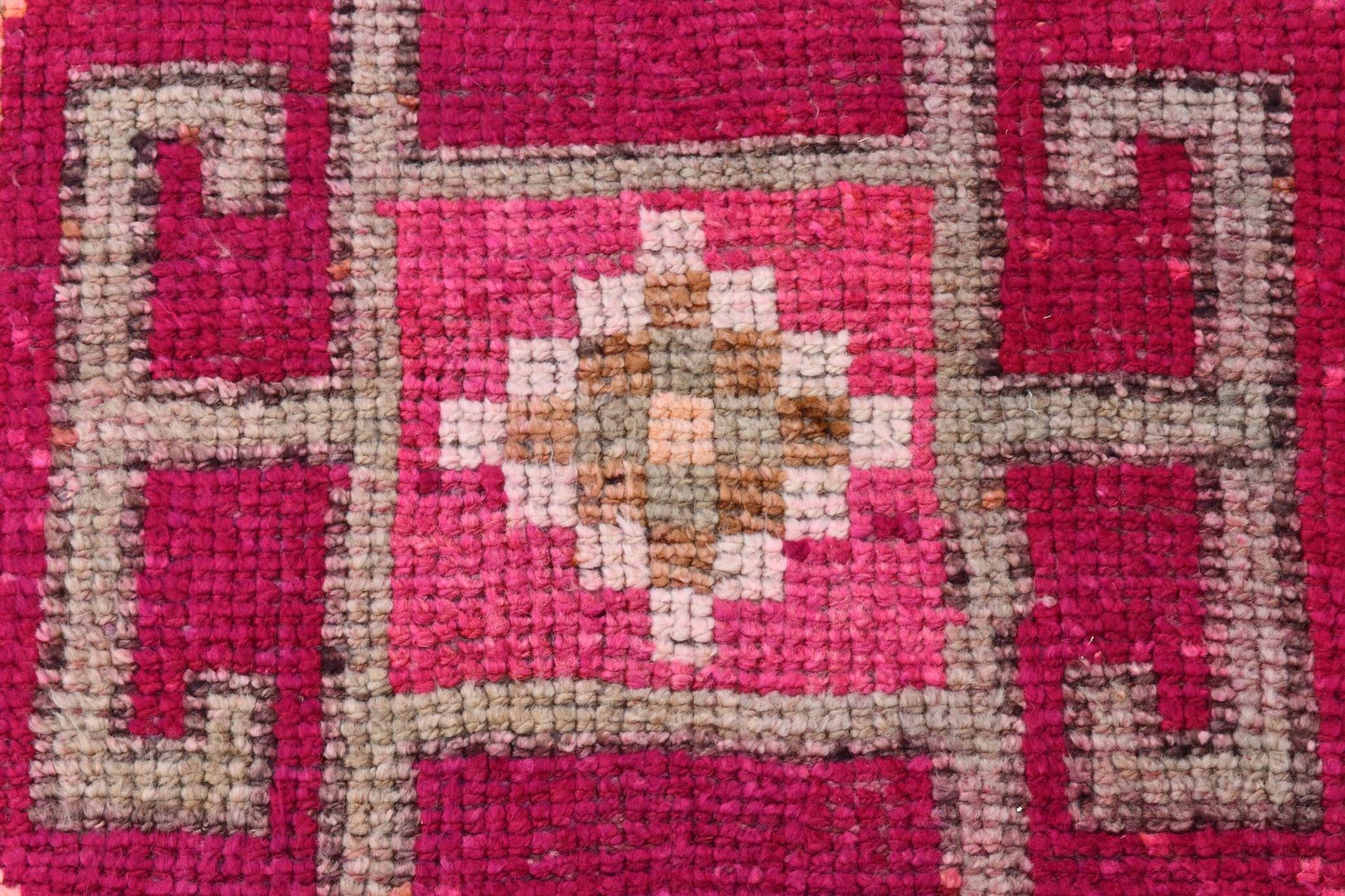 3x10 pink red turkish vintage runner rug, 101x323cm sk 18180 free shipping