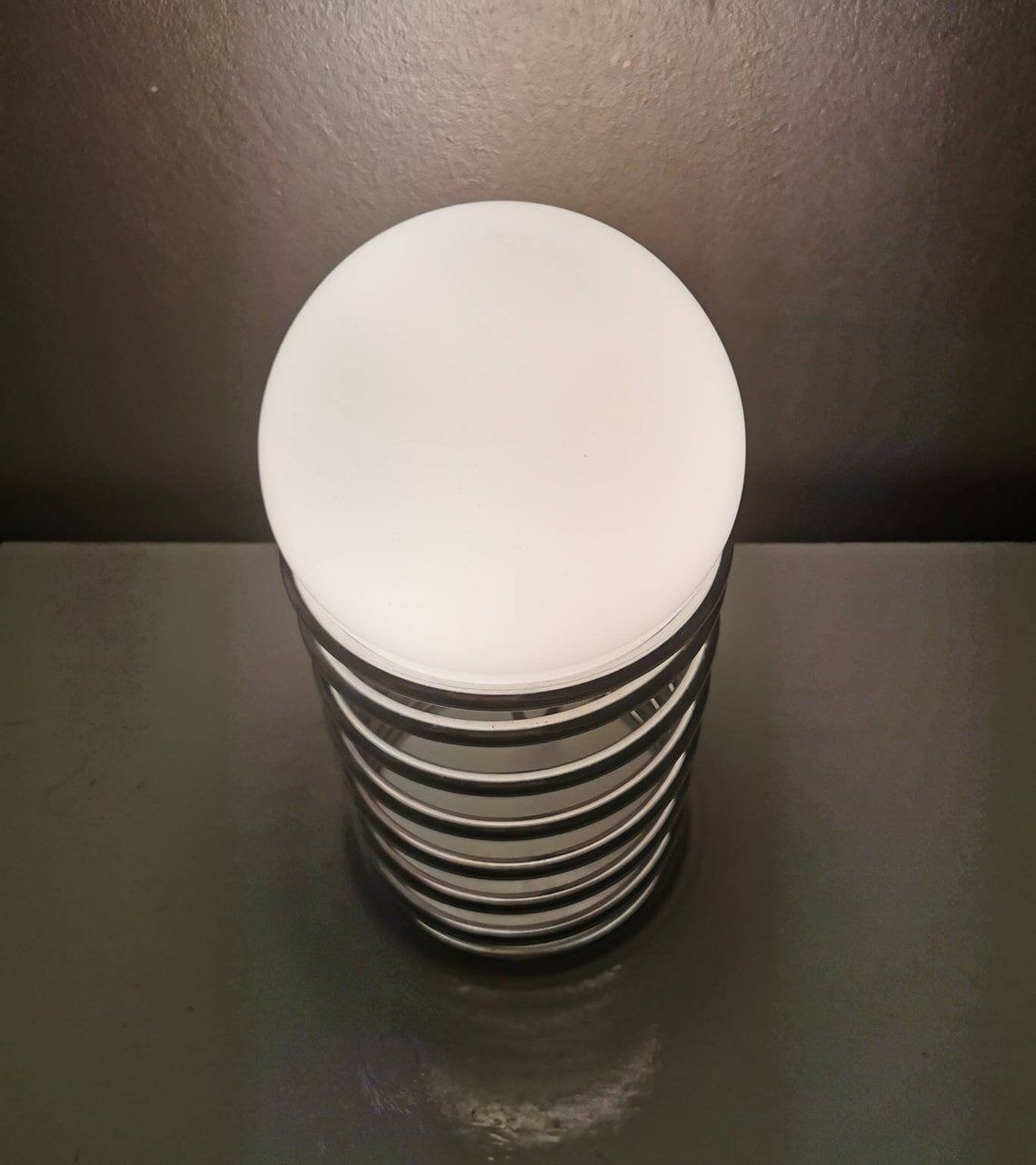 Vintage spiral table lamp 70s