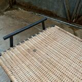 Pair of Raoul Guys Wicker Magazine Racks Circa 195