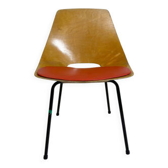 Pierre Guariche, chaise Tonneau no 9, 1950s.