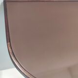 Vintage Ebonized Beech Console Table by Paolo Buffa with Glass Top, Italy