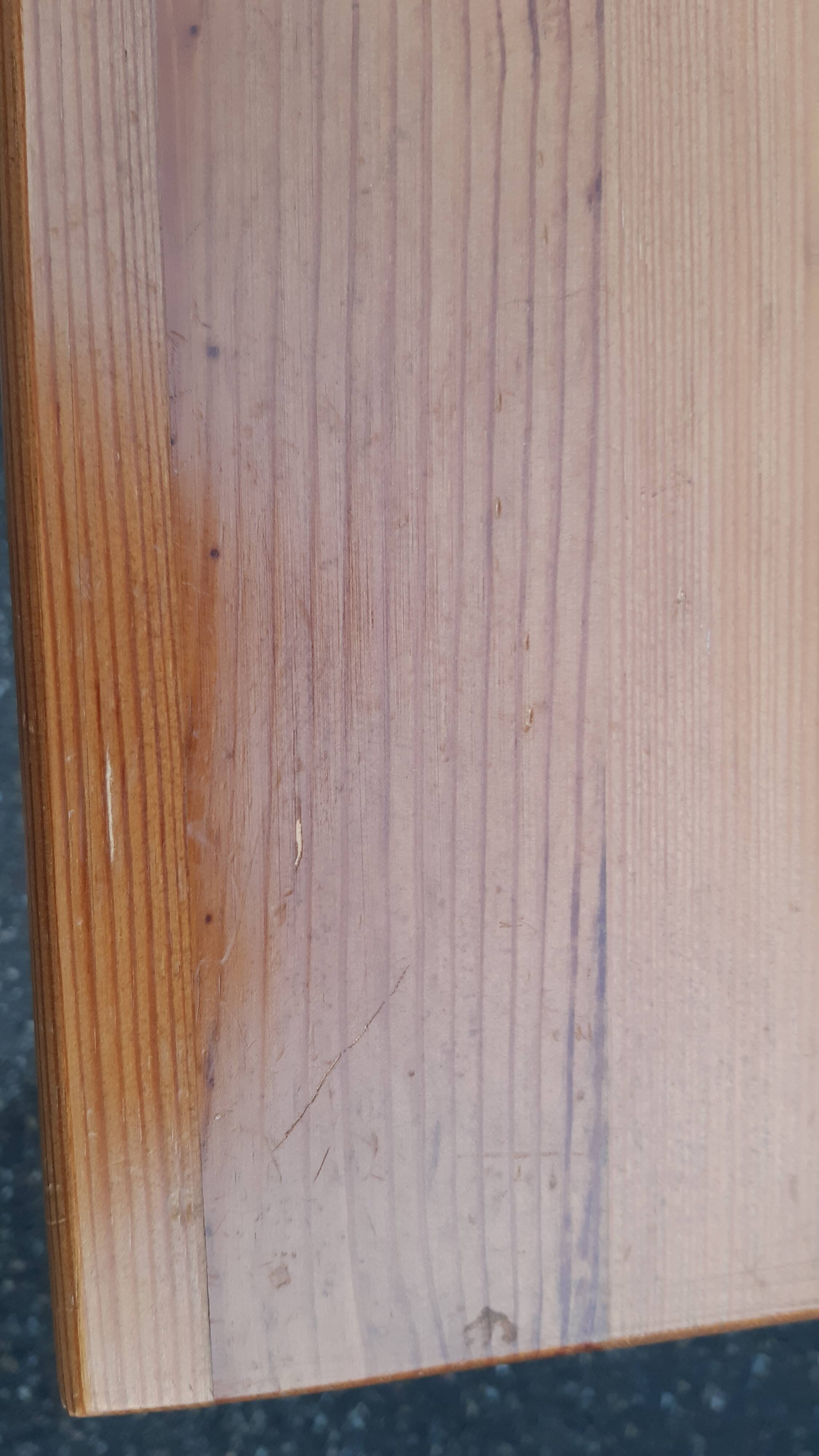 Solid pine chest of drawers 1980