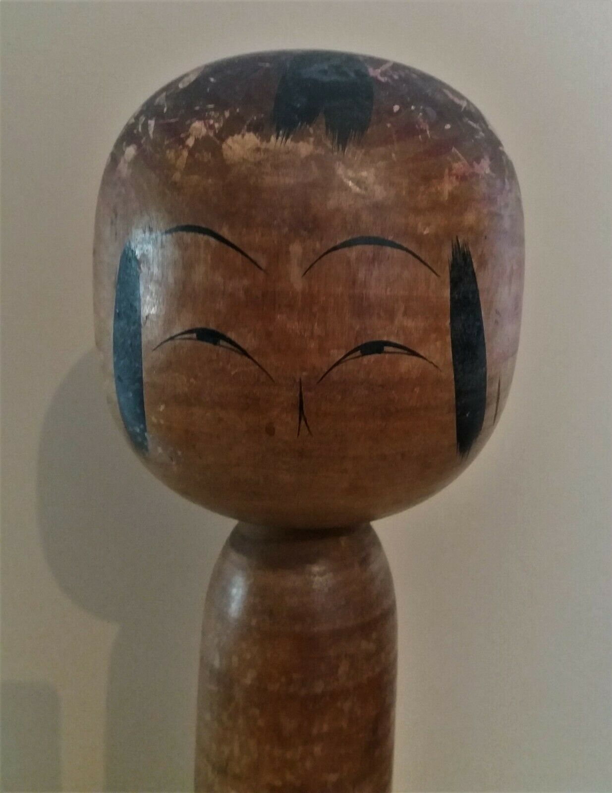 Kokeshi Japanese doll Yajiro double signature