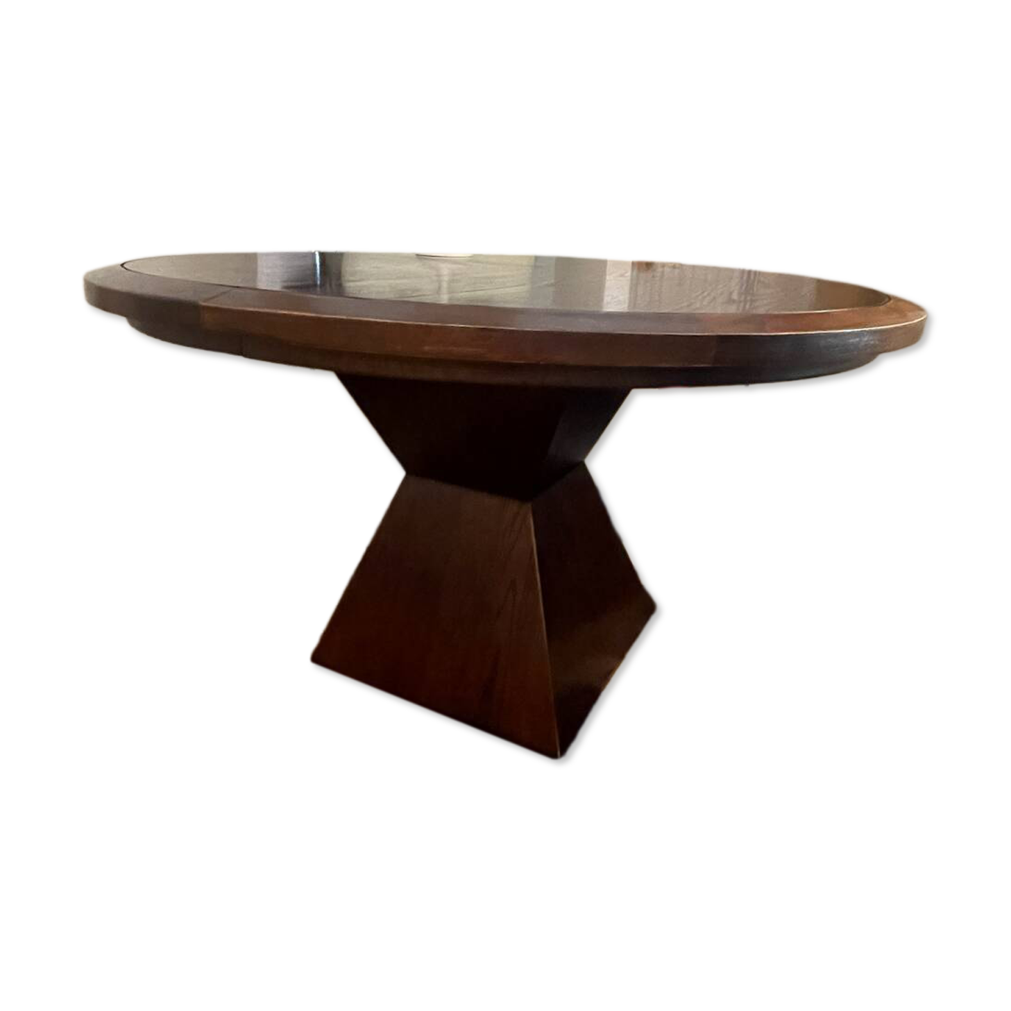 Solid wood dining table