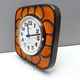 Vintage wall clock Dugena, mid century kitchen clock
