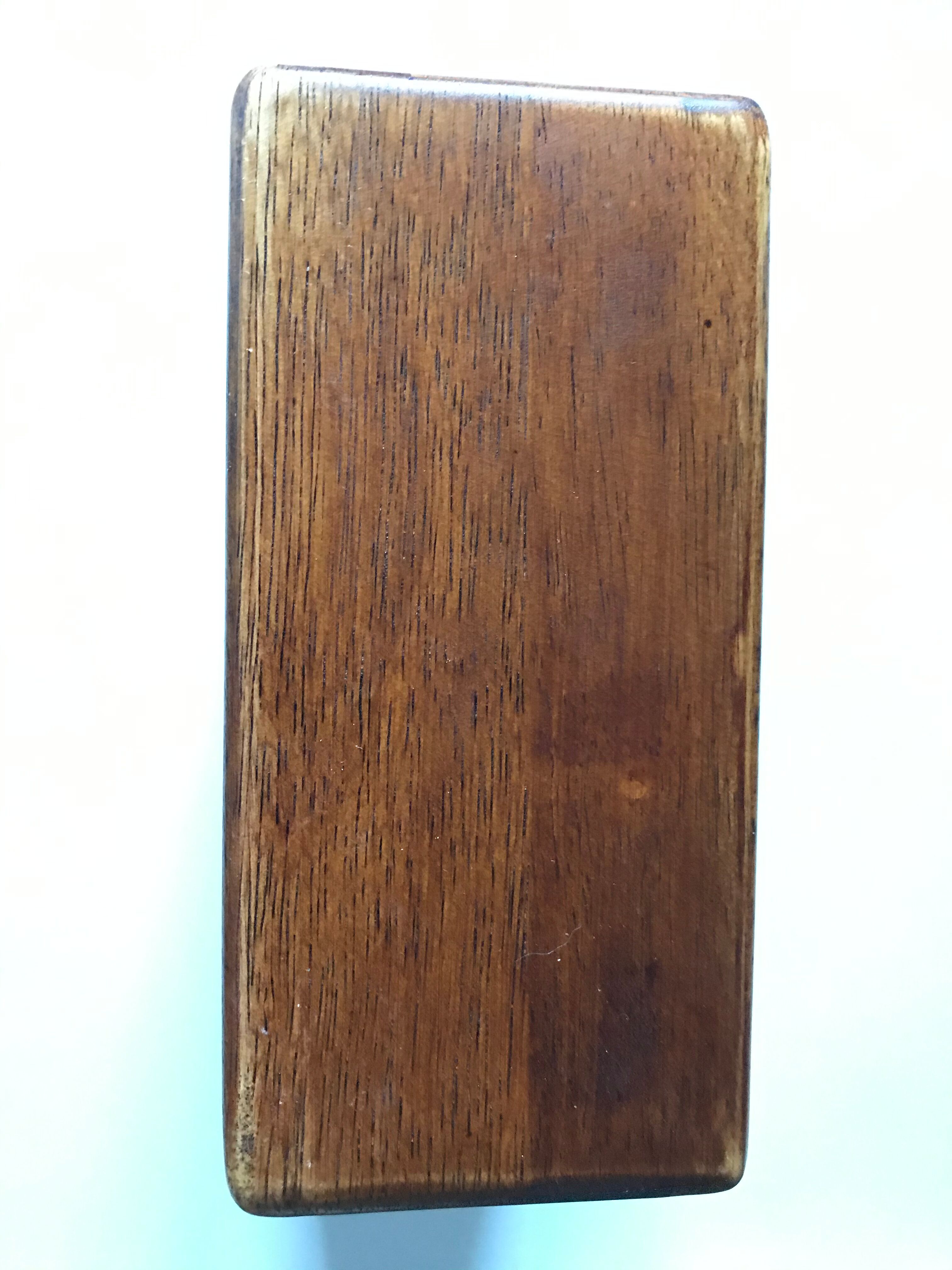 Empty teak pocket, 70s