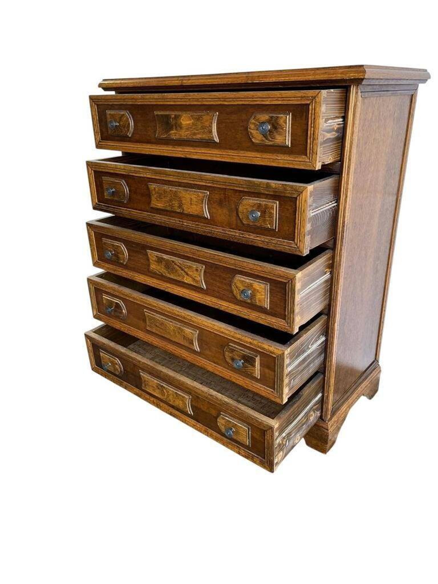 Vintage wooden chest of drawers / wardrobe / dresser