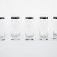 Set of glasses, Hollywood Regency style, 1970s, made in Italy