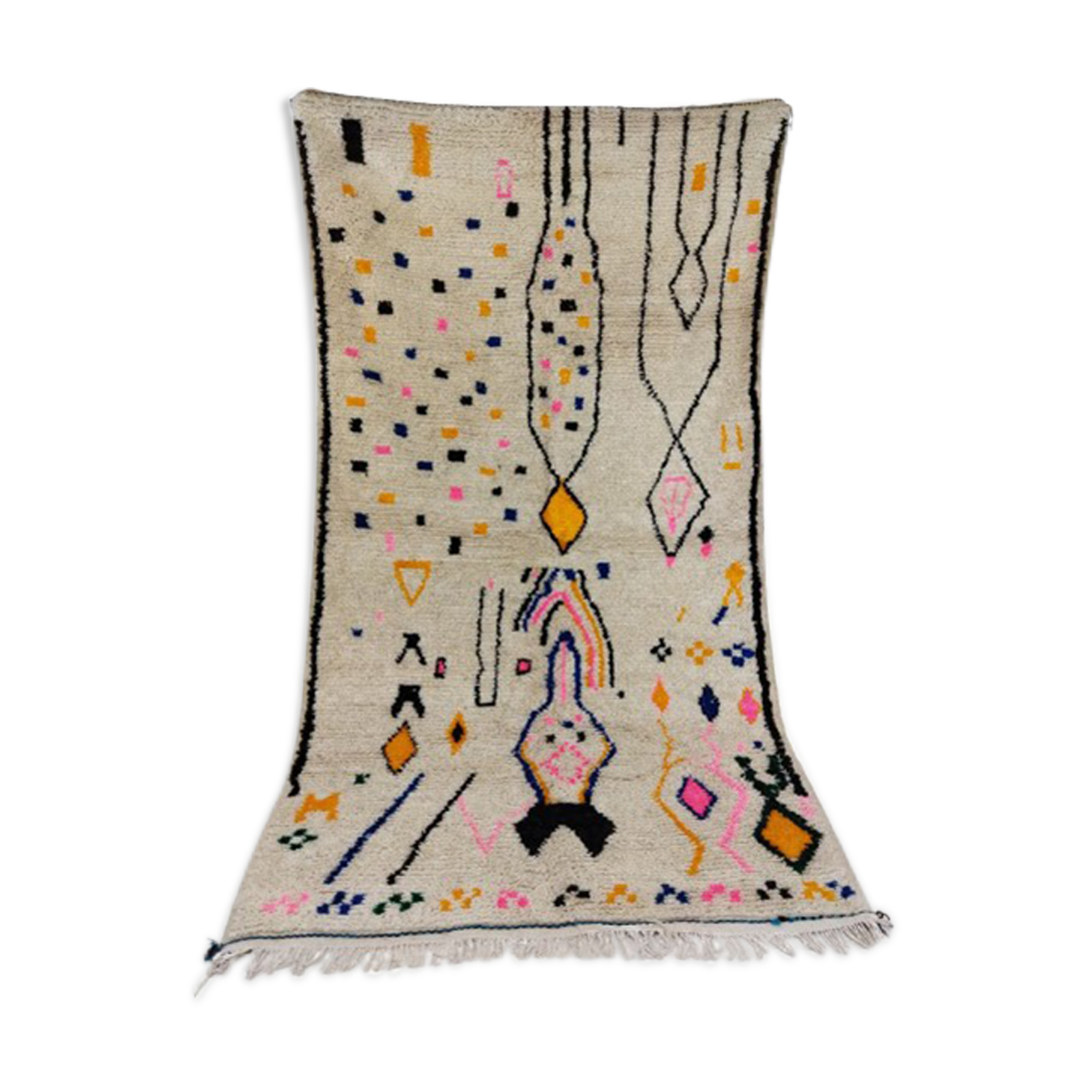 Tapis berbère marocain fait main 263 x 156 cm