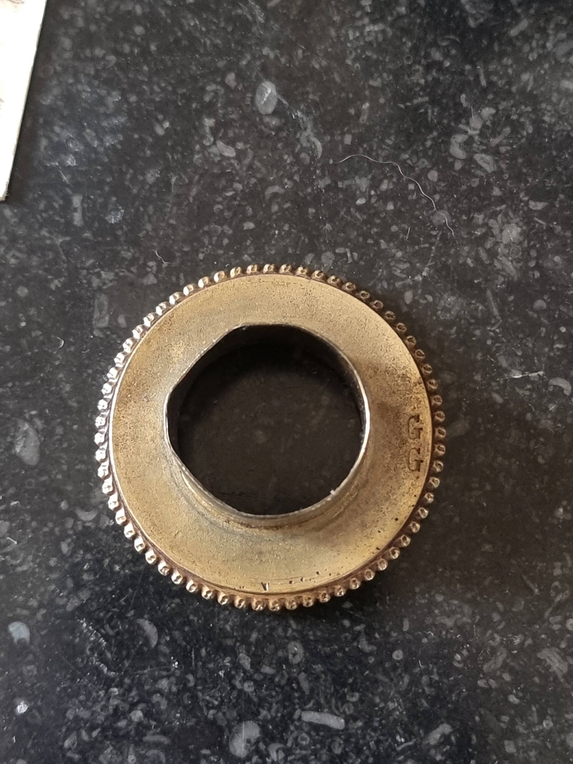 Pair of bronze candlesticks