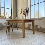 Table de ferme extensible en chêne massif