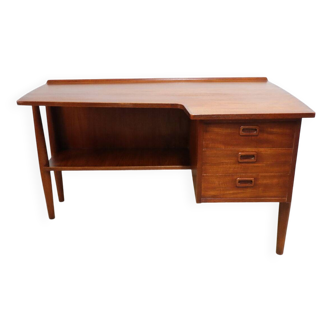 Bureau "Boomerang" Scandinave en teck, 1960