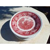 12 earthenware plates from the brand: Adams