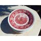 12 earthenware plates from the brand: Adams
