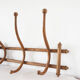 Old curved wooden coat rack