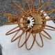 70s rattan pendant light