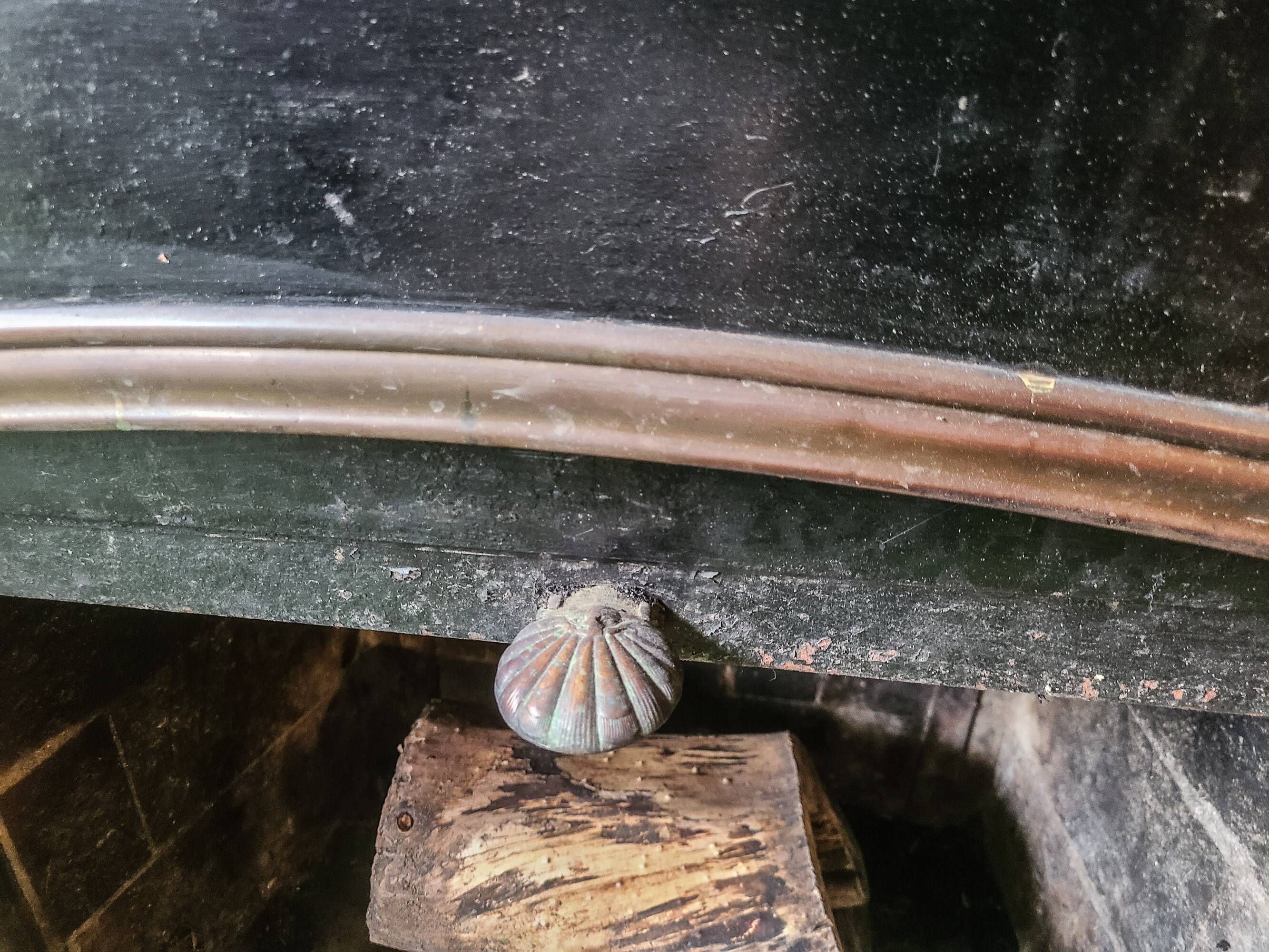 Sheet metal fireplace