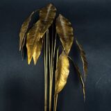 Pair of Maison Charles wall lights, "Lauriers" model, circa 1960