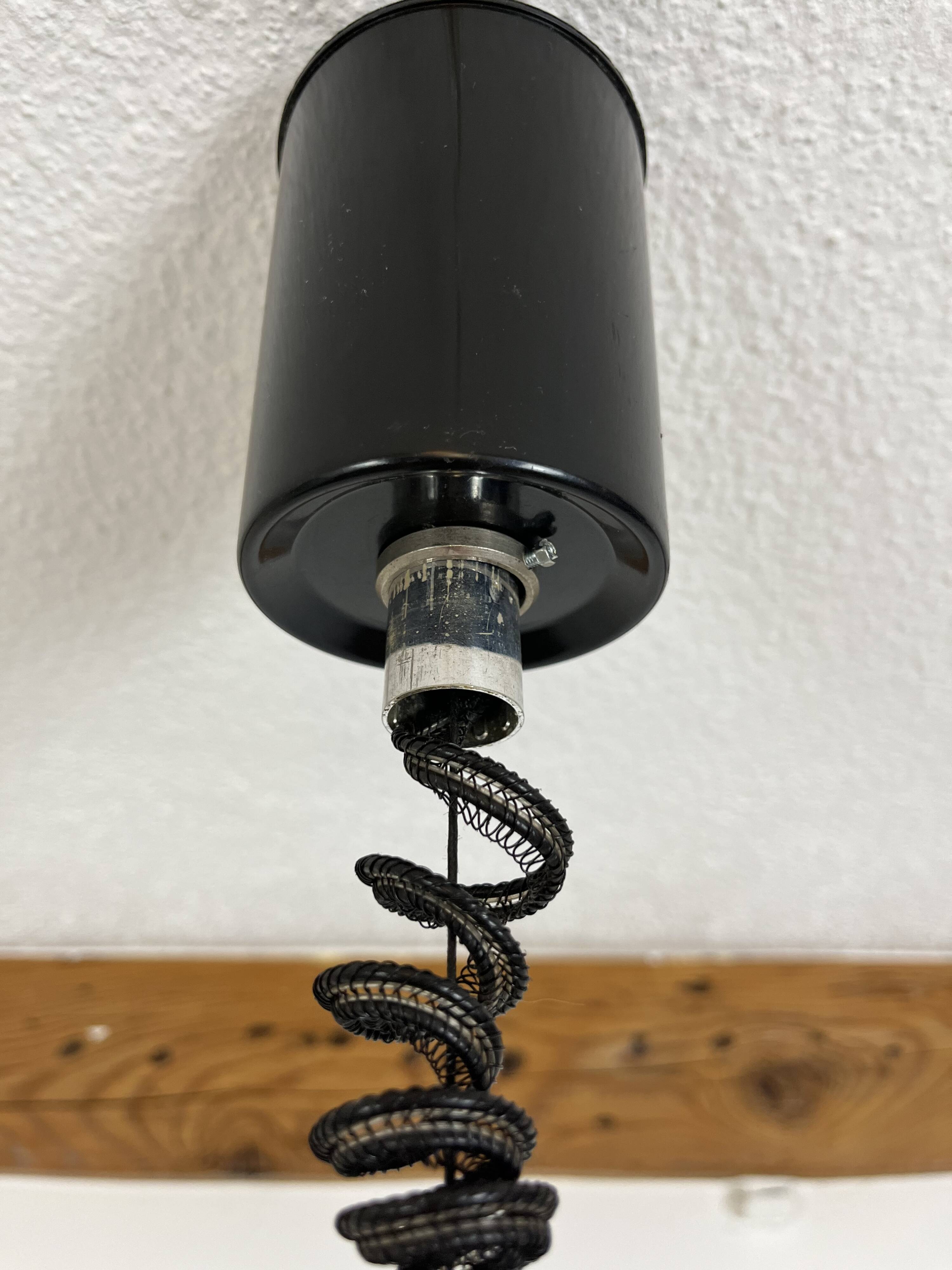 Guzzini pendant light, Jolly model by Luigi Massoni, 70's space age style