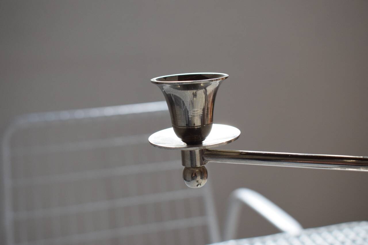 Vintage metal candlestick/candle holder