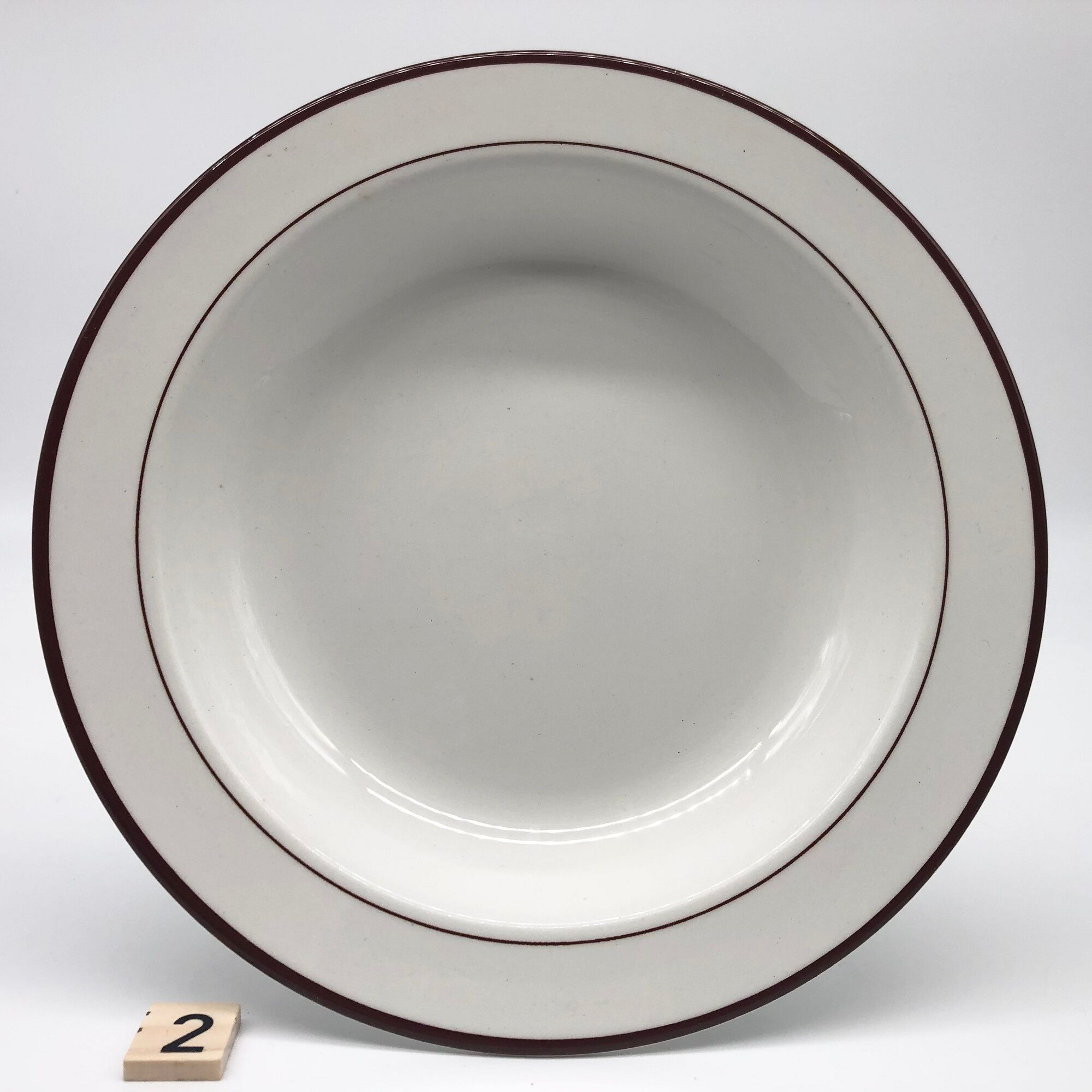 6 assiettes creuses “ nuova fontebasso”, italie