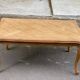 Table à manger extensible Louis XV bois massif chêne et marqueterie 250cm