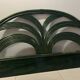 Headboard + 2 rattan bedside tables Maugrion / Roche Bobois 1980s